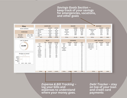 Google Sheets Budget Planner