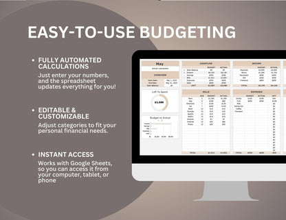 Google Sheets Budget Planner