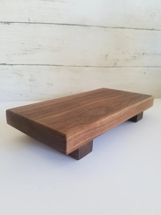 Walnut Wood Riser-Perfect for Elevating Plants